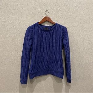 Evette & K brand indigo chunky knit sweater